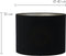 Light & Living Cilinder Lampenkap Velours - Zwart - Ø40x30cm - voor Tafellampen, Staande lamp, Hanglampen