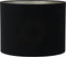 Light & Living Cilinder lampenkap Velours - Zwart - Ø50x38cm - Modern