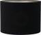 Light & Living Cilinder lampenkap Velours - Zwart - Ø50x38cm - Modern