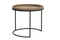 Light & Living COPAN Bijzettafel tin look set van 2