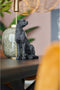 Light & Living - Deco Beeld Cheetah Zwart - Polystone Zwart - 31x25x10cm (HxBxD)