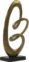 Light & Living Deco Beeld Eddy M - Metaal - Goud - 25x43x25 cm (BxHxD)