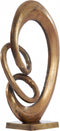 Light & Living Deco Beeld Eddy M - Metaal - Goud - 25x43x25 cm (BxHxD)