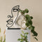 Light & Living Deco Beeld Face - Metaal - Zwart - 26 x 51 x 8 cm (BxHxD)
