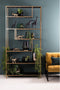Light & Living - Deco Beeld Giraffe Zwart - Metaal Zwart - 46x21x7cm (hxbxd)