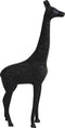 Light & Living - Deco Beeld Giraffe Zwart - Metaal Zwart - 46x21x7cm (hxbxd)