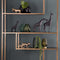 Light & Living - Deco Beeld Giraffe Zwart - Metaal Zwart - 46x21x7cm (hxbxd)