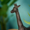 Light & Living - Deco Beeld Giraffe Zwart - Metaal Zwart - 46x21x7cm (hxbxd)
