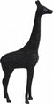 Light & Living - Deco Beeld Giraffe Zwart - Metaal Zwart - 46x21x7cm (hxbxd)