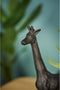 Light & Living - Deco Beeld Giraffe Zwart - Metaal Zwart - 46x21x7cm (hxbxd)