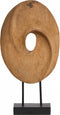 Light & Living Deco Beeld Zorati - Hout - Naturel - 24x47x9 cm (BxHxD) - Abstract Beeld - Woonexpress