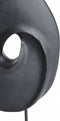 Light & Living Deco Beeld Zorati - Hout - Zwart - 24x47x9 cm (BxHxD) - Abstract Beeld - Woonexpress
