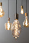 Light & Living Deco LED globe Ø12x28 cm BAROQUE 4W smoke E27 dimbaar
