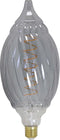 Light & Living Deco LED globe Ø12x28 cm BAROQUE 4W smoke E27 dimbaar