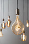 Light&living Deco LED peer Ø16x28 cm ASYM 4W amber E27 dimbaar