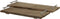 Light&living Dienblad S/2 48x21x3,5+58x24x3,5 cm RAUZAN bruin