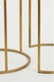 Light & Living Duarte Ronde Bijzettafel - Antiek Goud - Set/2 - Ø40x45 + Ø50x52 cm