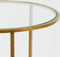 Light & Living Duarte Ronde Bijzettafel - Antiek Goud - Set/2 - Ø40x45 + Ø50x52 cm