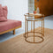 Light & Living Duarte Ronde Bijzettafel - Antiek Goud - Set/2 - Ø40x45 + Ø50x52 cm