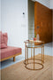 Light & Living Duarte Ronde Bijzettafel - Antiek Goud - Set/2 - Ø40x45 + Ø50x52 cm
