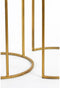 Light & Living Duarte Ronde Bijzettafel - Antiek Goud/Smoke glas - Set/2 - Ø40x45 + Ø50x52 cm