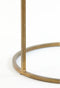Light & Living Duarte Ronde Bijzettafel - Antiek Goud/Smoke glas - Set/2 - Ø40x45 + Ø50x52 cm