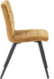 Light&living Eetkamerstoel 50,5x44,5x82 cm OLIVE velvet karamel-zwart