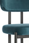 Light&living Eetkamerstoel 52,5x51x78 cm SONJA velvet emerald+zwart