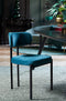 Light&living Eetkamerstoel 52,5x51x78 cm SONJA velvet emerald+zwart