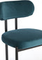 Light&living Eetkamerstoel 52,5x51x78 cm SONJA velvet emerald+zwart