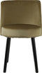 Light&living Eetkamerstoel 56x44,5x80 cm ECKLEY velvet glans goud-zwart