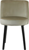 Light&living Eetkamerstoel 56x44,5x80 cm ECKLEY velvet glans zilver-zwart