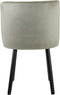 Light&living Eetkamerstoel 56x44,5x80 cm ECKLEY velvet glans zilver-zwart