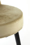 Light&living Eetkamerstoel 56x44,5x80 cm ECKLEY velvet glans goud-zwart