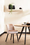 Light&living Eetkamerstoel 56x44,5x80 cm ECKLEY velvet glans zilver-zwart