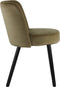 Light&living Eetkamerstoel 56x44,5x80 cm ECKLEY velvet glans goud-zwart