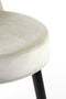 Light&living Eetkamerstoel 56x44,5x80 cm ECKLEY velvet glans zilver-zwart