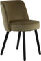 Light&living Eetkamerstoel 56x44,5x80 cm ECKLEY velvet glans goud-zwart