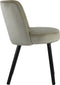 Light&living Eetkamerstoel 56x44,5x80 cm ECKLEY velvet glans zilver-zwart
