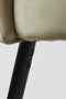 Light&living Eetkamerstoel 56x44,5x80 cm ECKLEY velvet glans goud-zwart