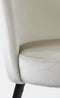 Light&living Eetkamerstoel 56x44,5x80 cm ECKLEY velvet glans zilver-zwart