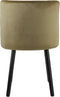 Light&living Eetkamerstoel 56x44,5x80 cm ECKLEY velvet glans goud-zwart