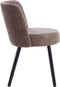 Light&living Eetkamerstoel 56x47x79 cm ECKLEY bruin-zwart