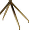 Light & Living Eetkamerstoel 61x53,5x77 cm JAIMY velvet karamel+goud