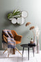 Light & Living Eetkamerstoel 61x53,5x77 cm JAIMY velvet karamel+goud