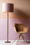 Light & Living Eetkamerstoel 61x53,5x77 cm JAIMY velvet karamel+goud