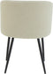 Light & Living Eetkamerstoel 'Elyna' Teddy, kleur Beige