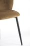 Light & Living Eetkamerstoel - 'Elyna' Velvet, kleur Bruin