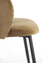 Light & Living Eetkamerstoel - 'Elyna' Velvet, kleur Bruin