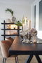 Light & Living Eetkamerstoel - 'Elyna' Velvet, kleur Bruin